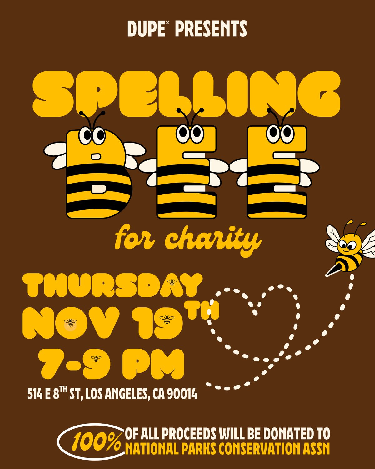 Spelling Bee For Charity - National Parks