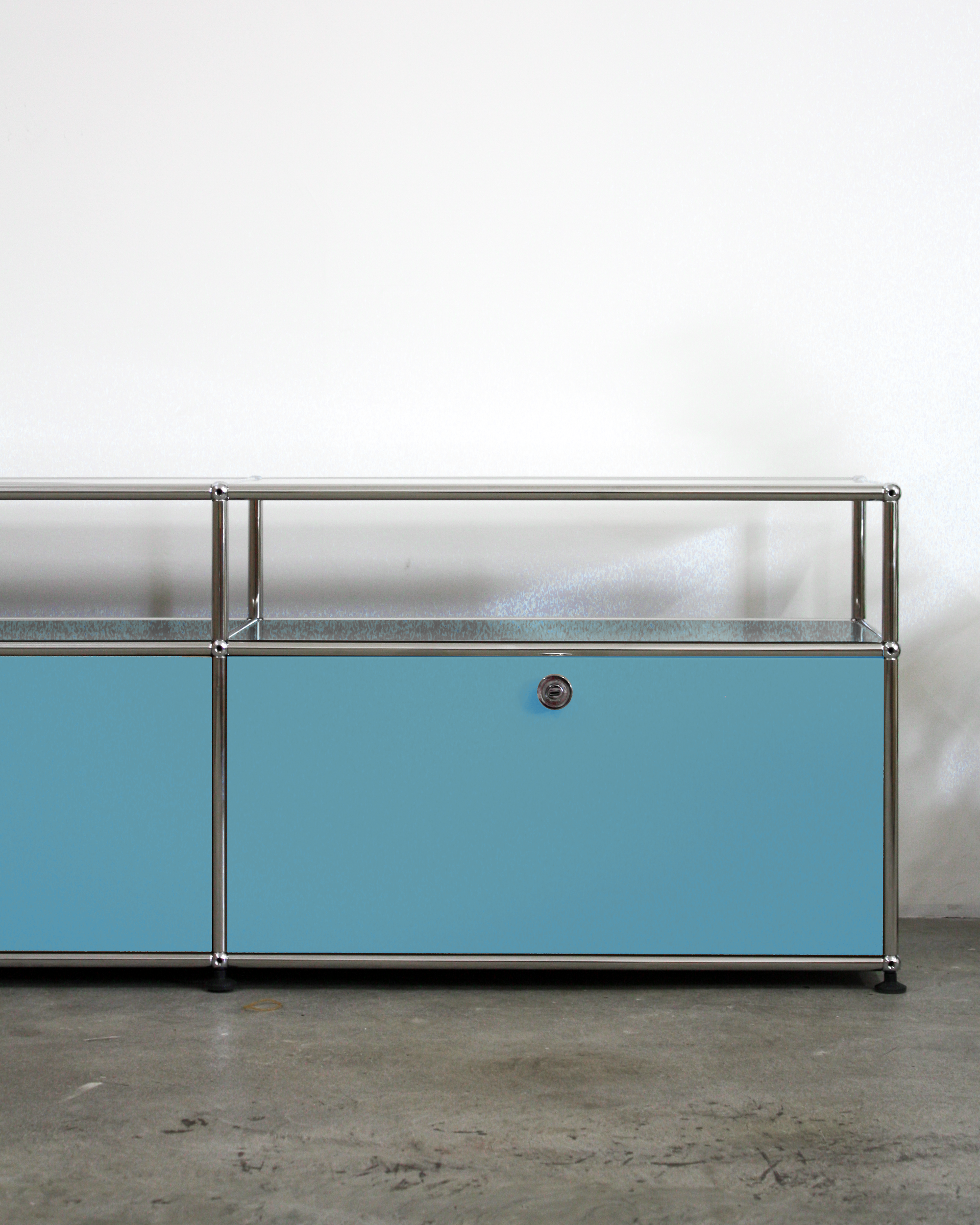 Display Media Console - Stainless Steel
