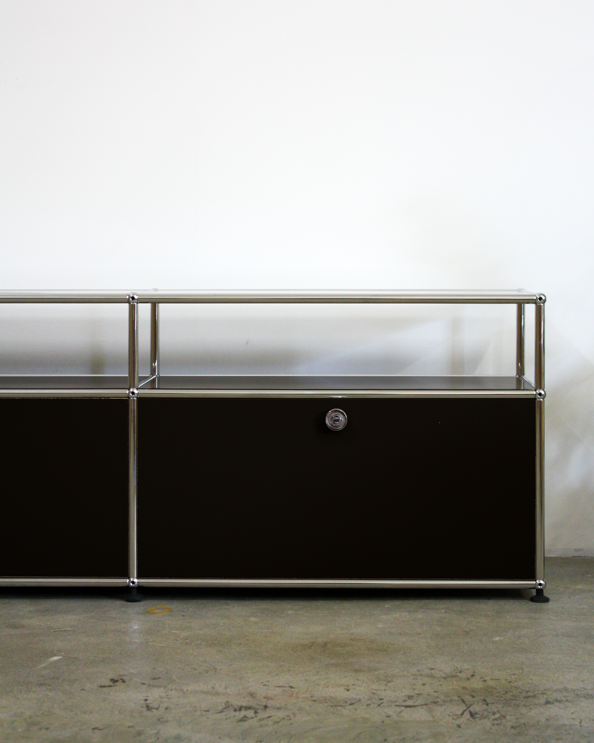Display Media Console - Stainless Steel
