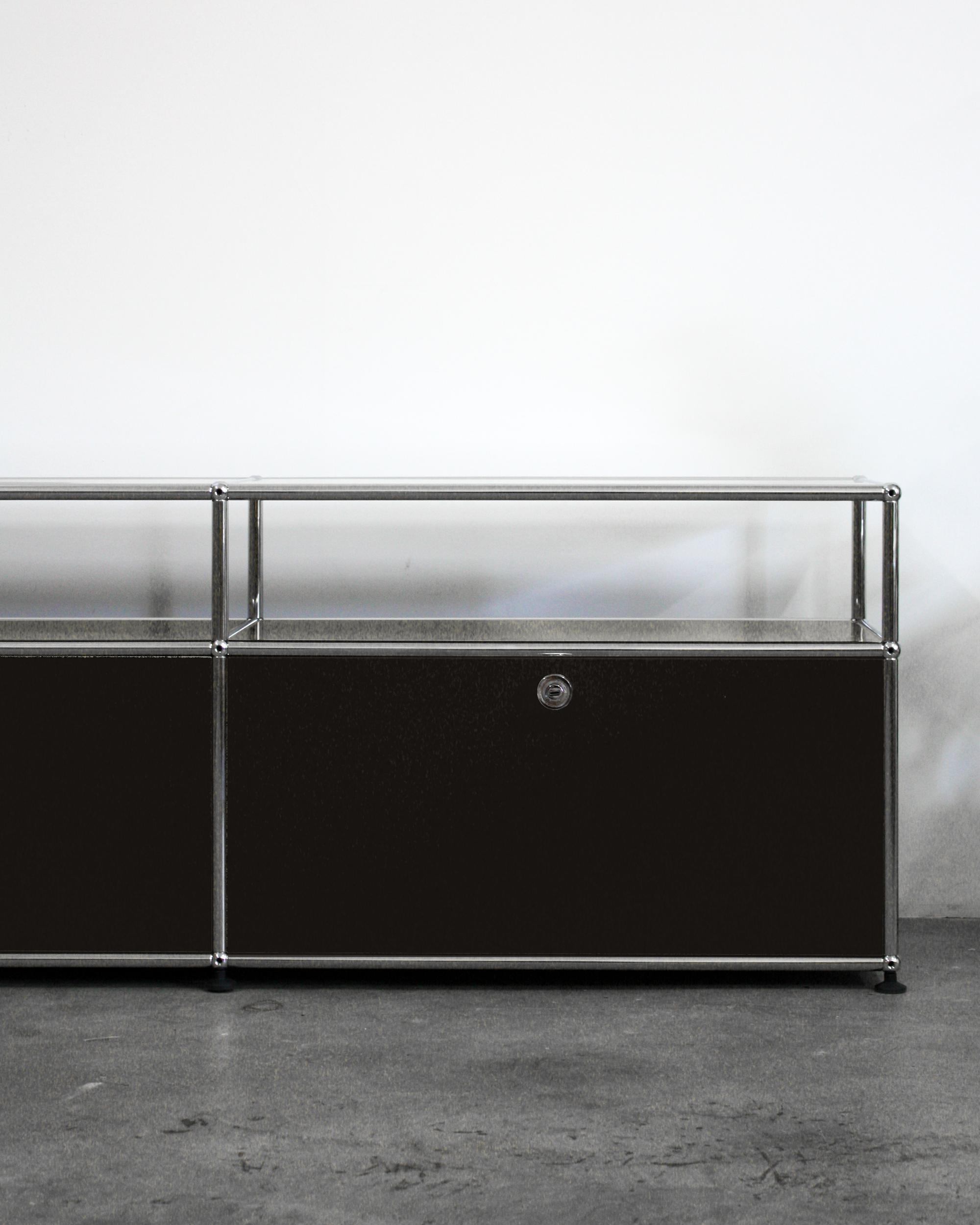 Display Media Console - Stainless Steel