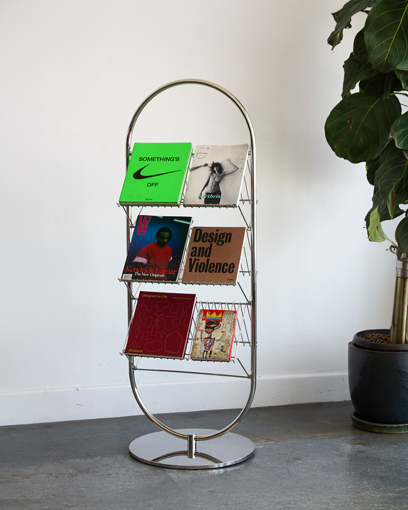 Steel Magazine Rack