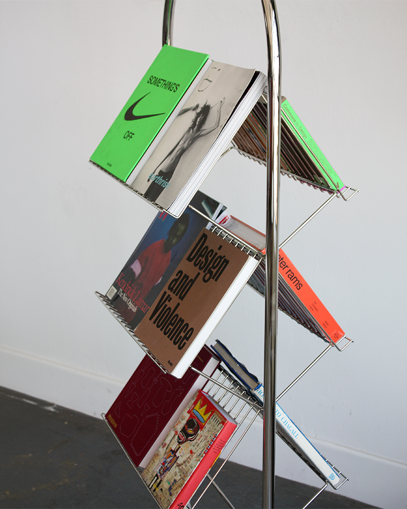 Steel Magazine Rack