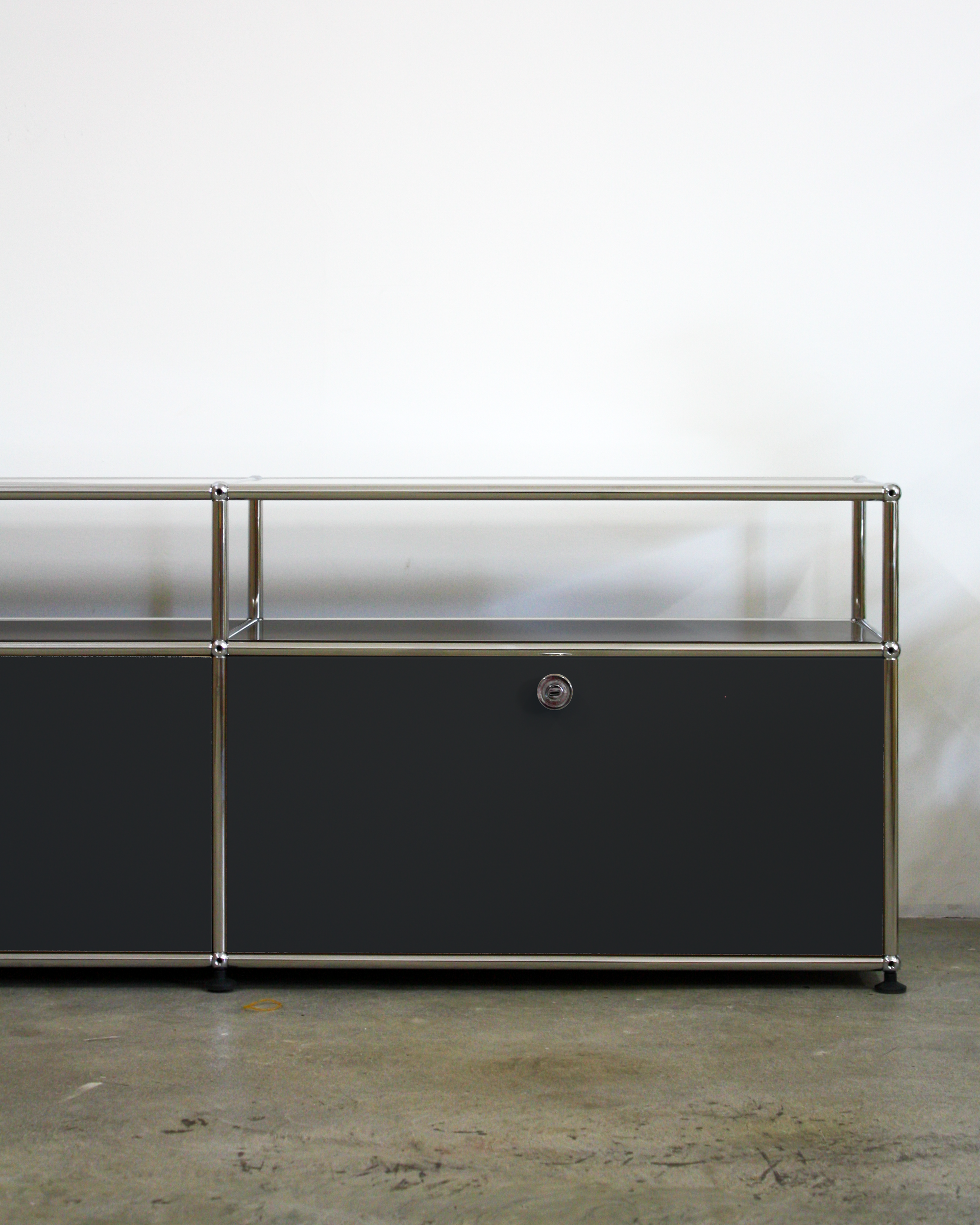 Display Media Console - Stainless Steel