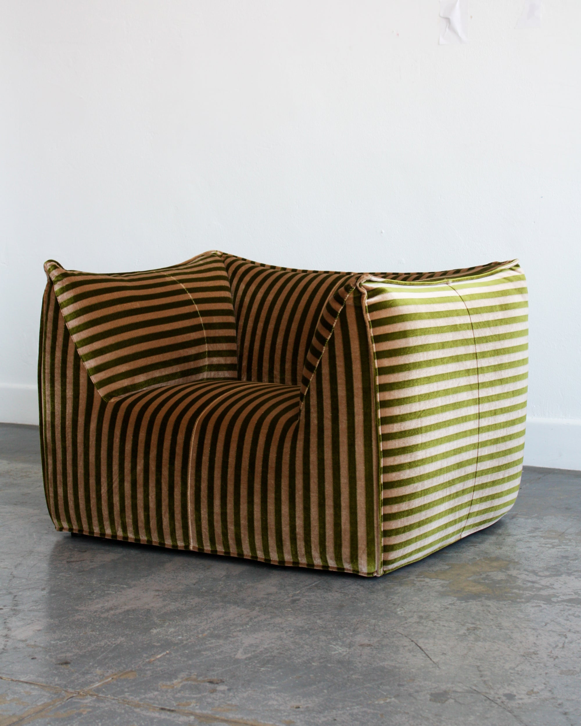 Striped Leandro Sofa - 1 Seater