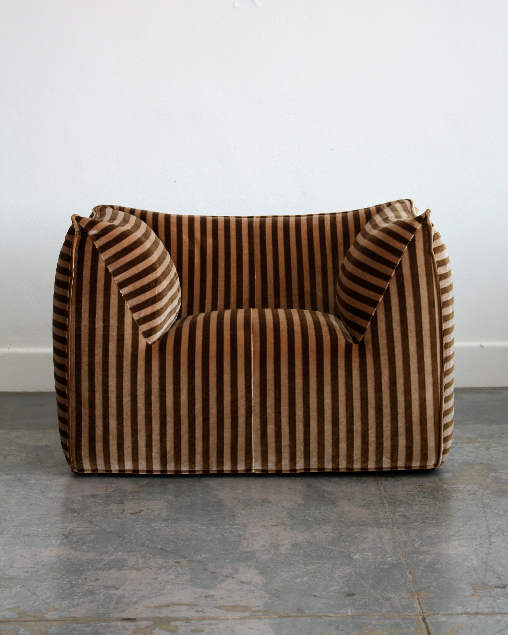 Striped Leandro Sofa - 1 Seater