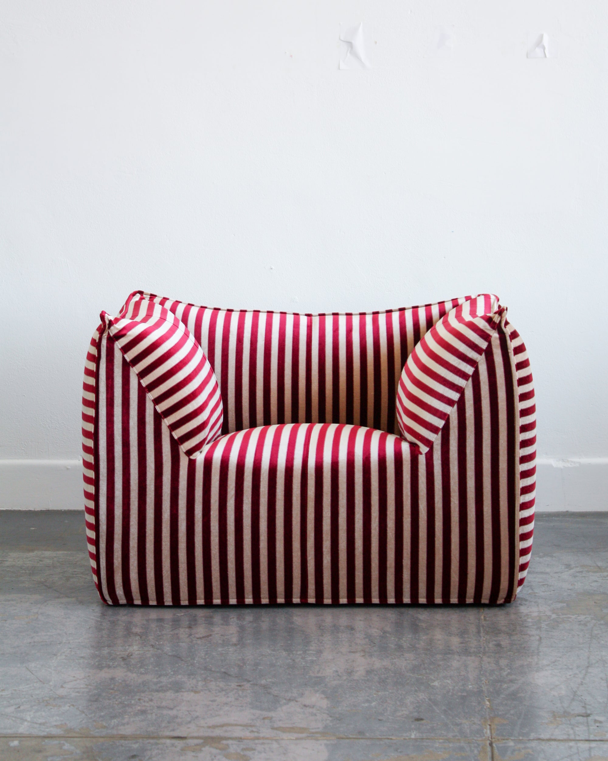 Striped Leandro Sofa - 1 Seater