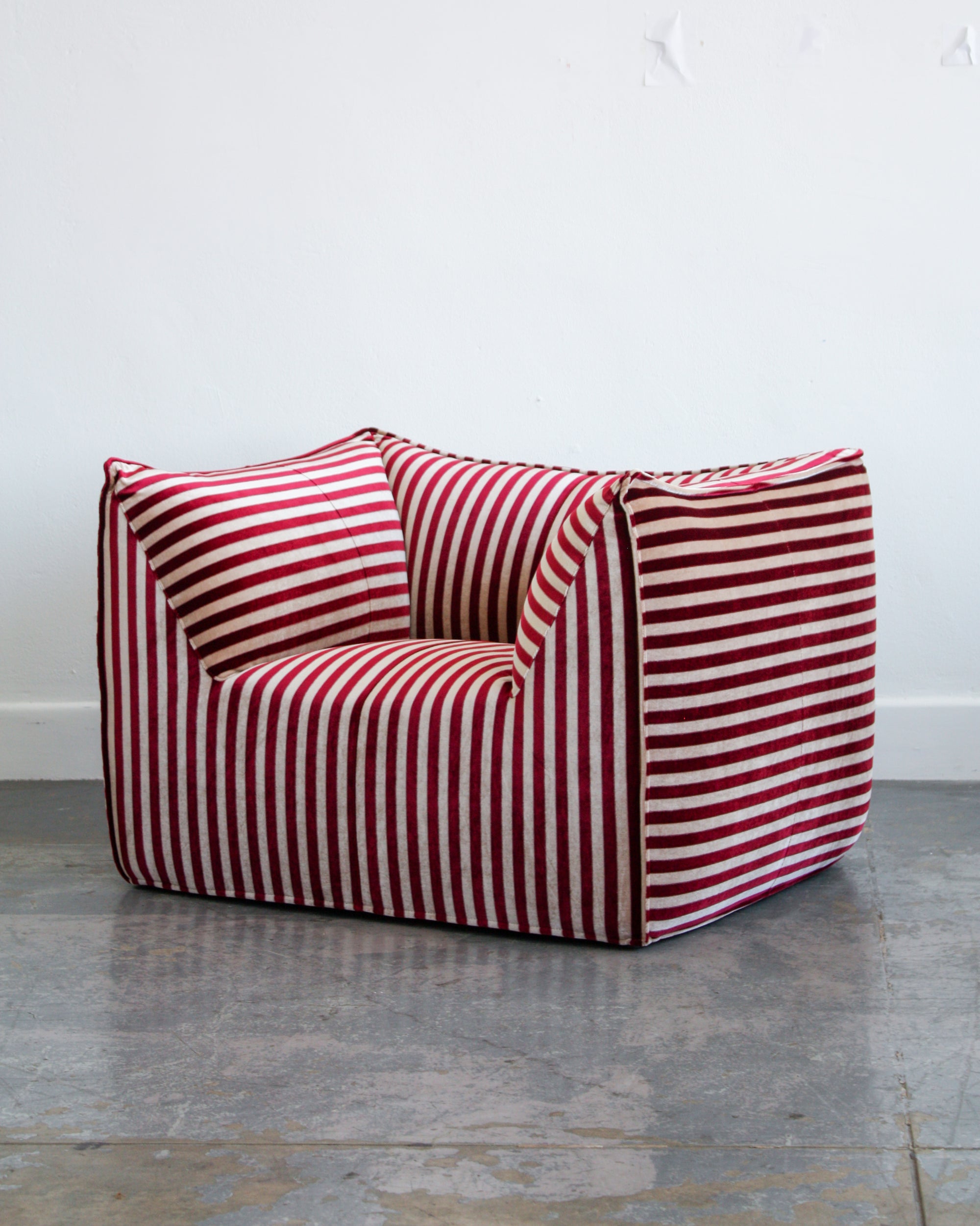 Striped Leandro Sofa - 1 Seater