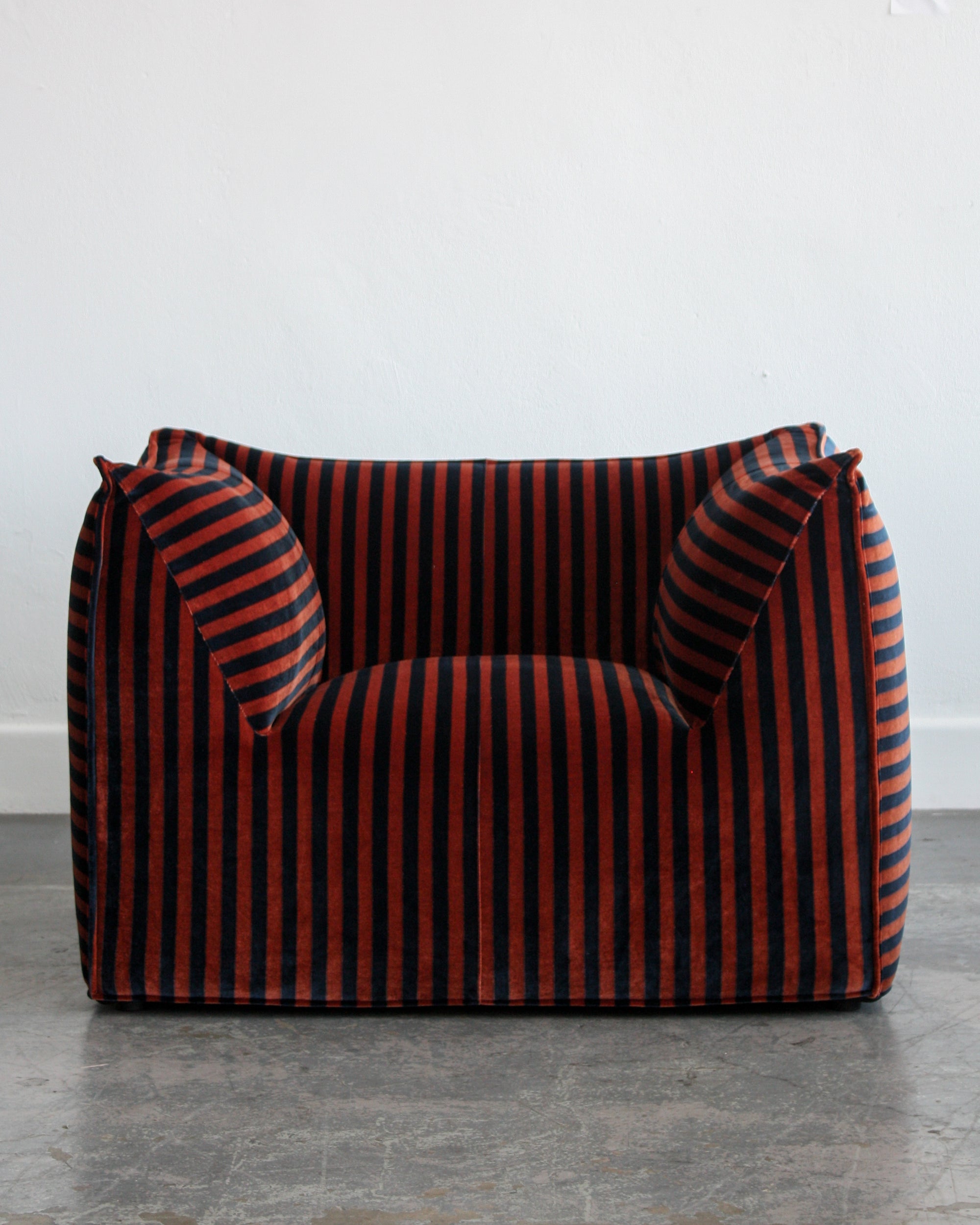 Striped Leandro Sofa - 1 Seater