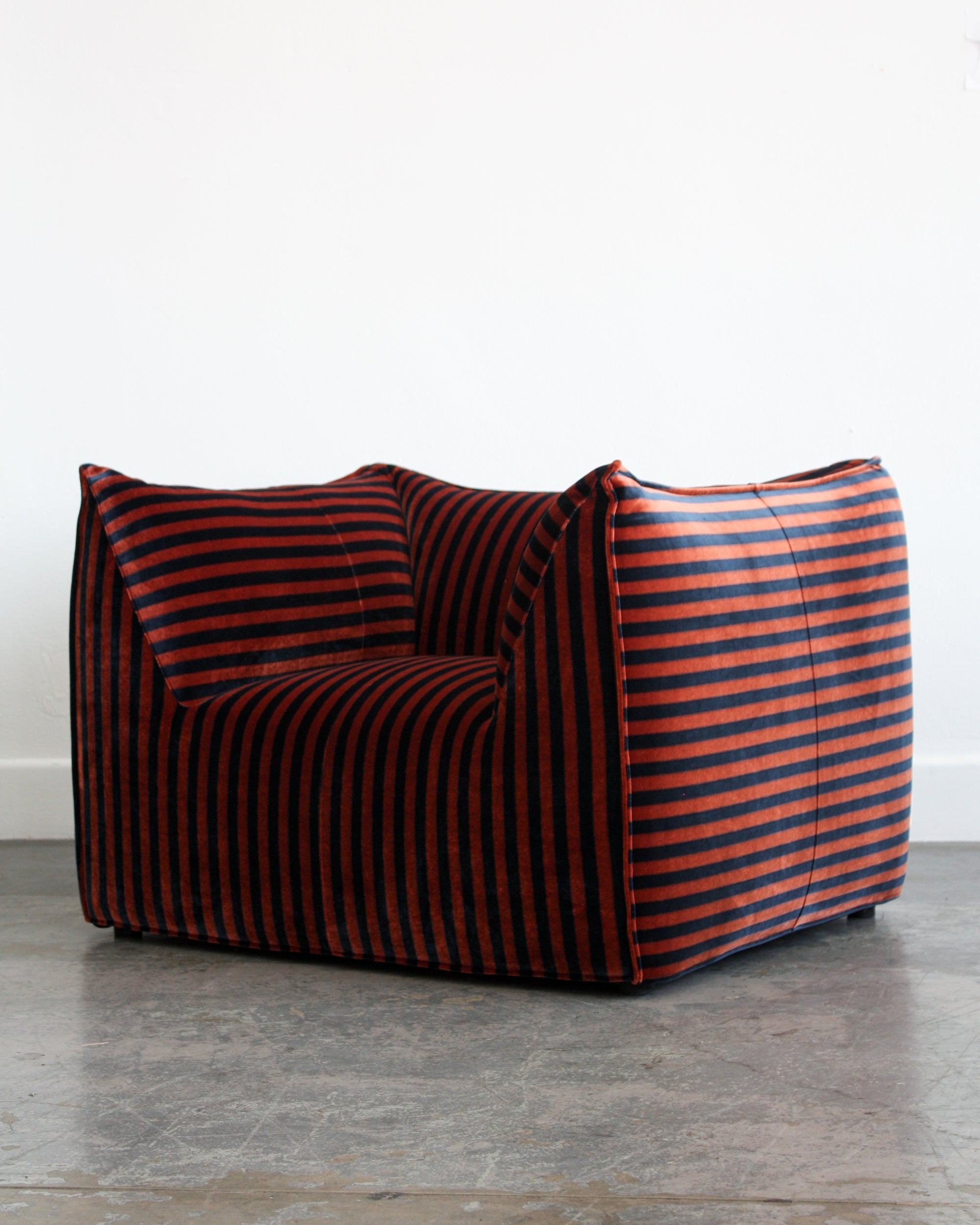 Striped Leandro Sofa - 1 Seater