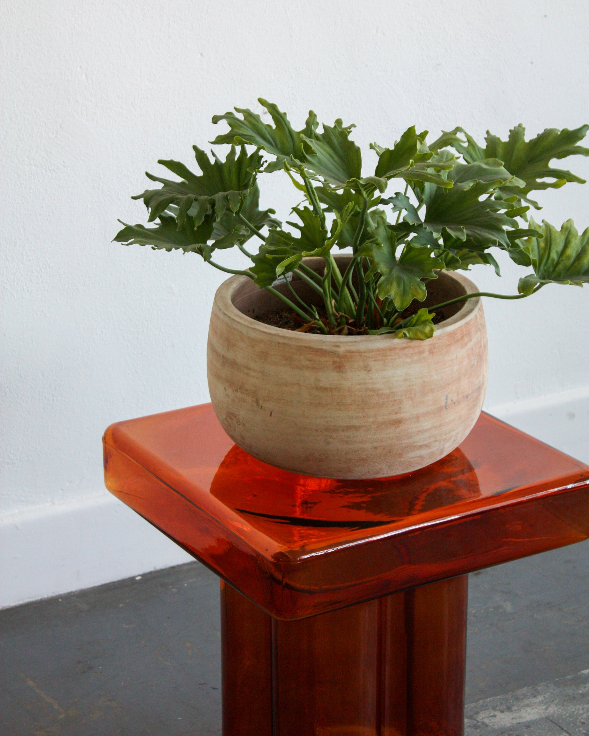 Square Glass End Table