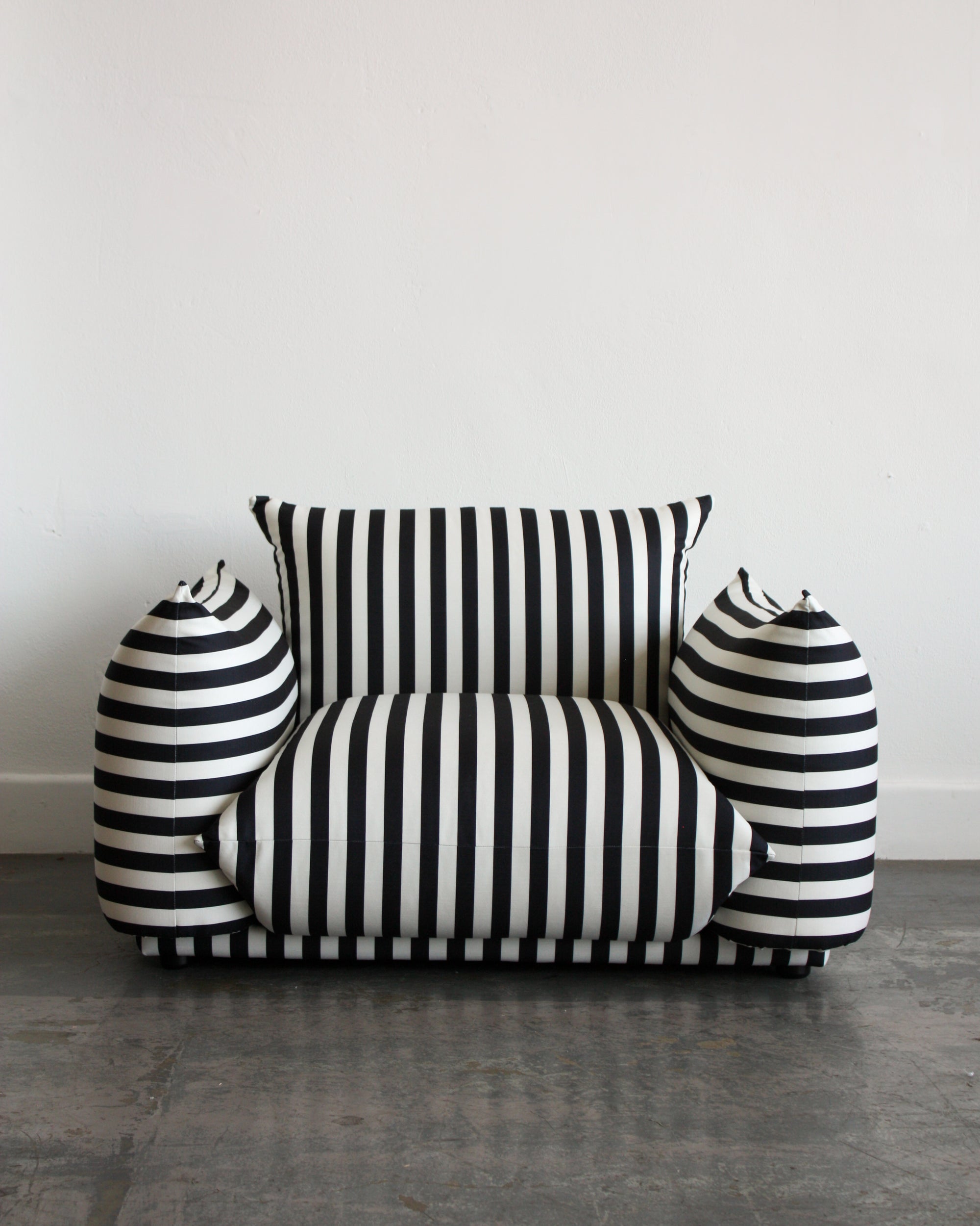 Striped Marshmallow Sofa - 1 seater