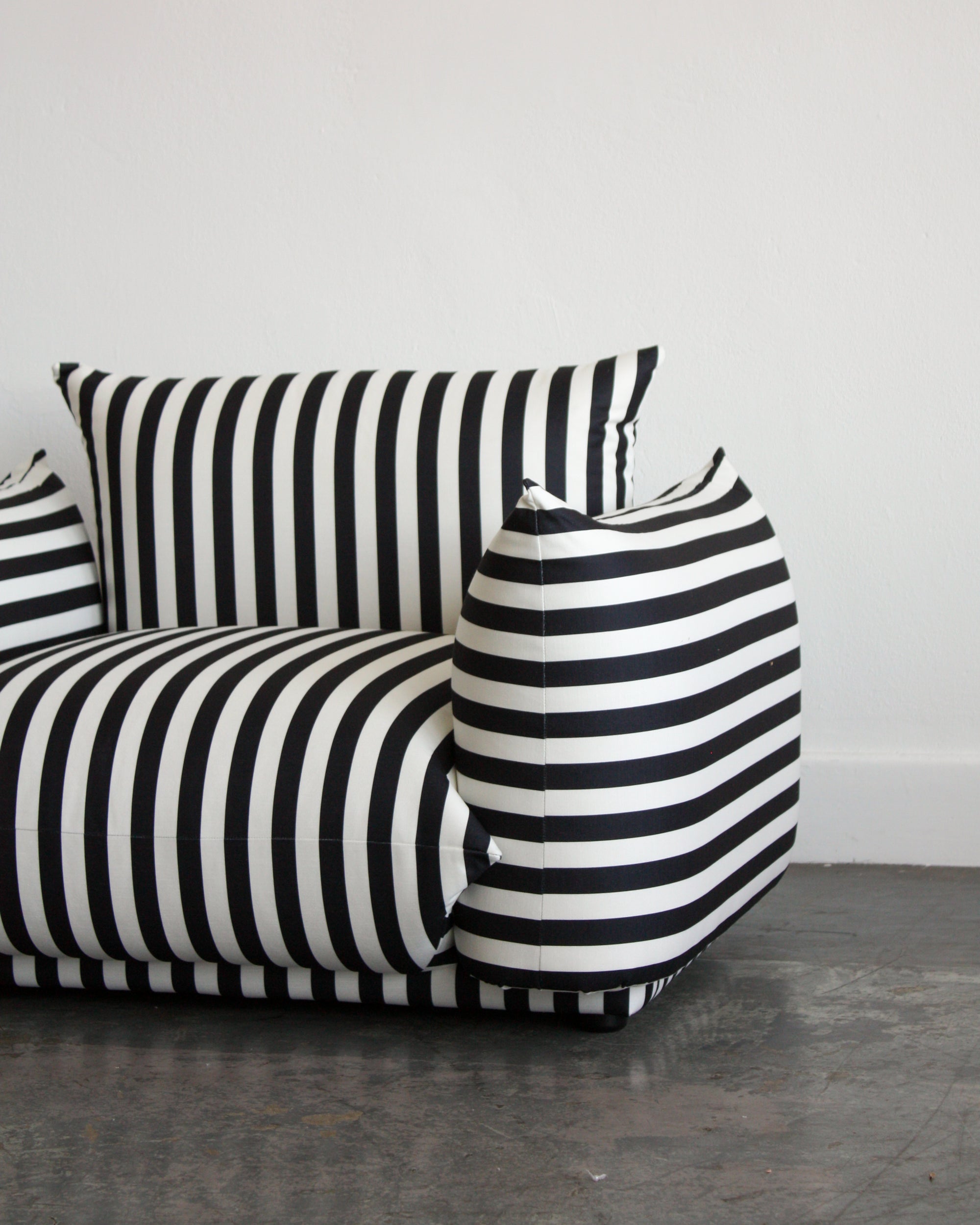 Striped Marshmallow Sofa - 1 seater