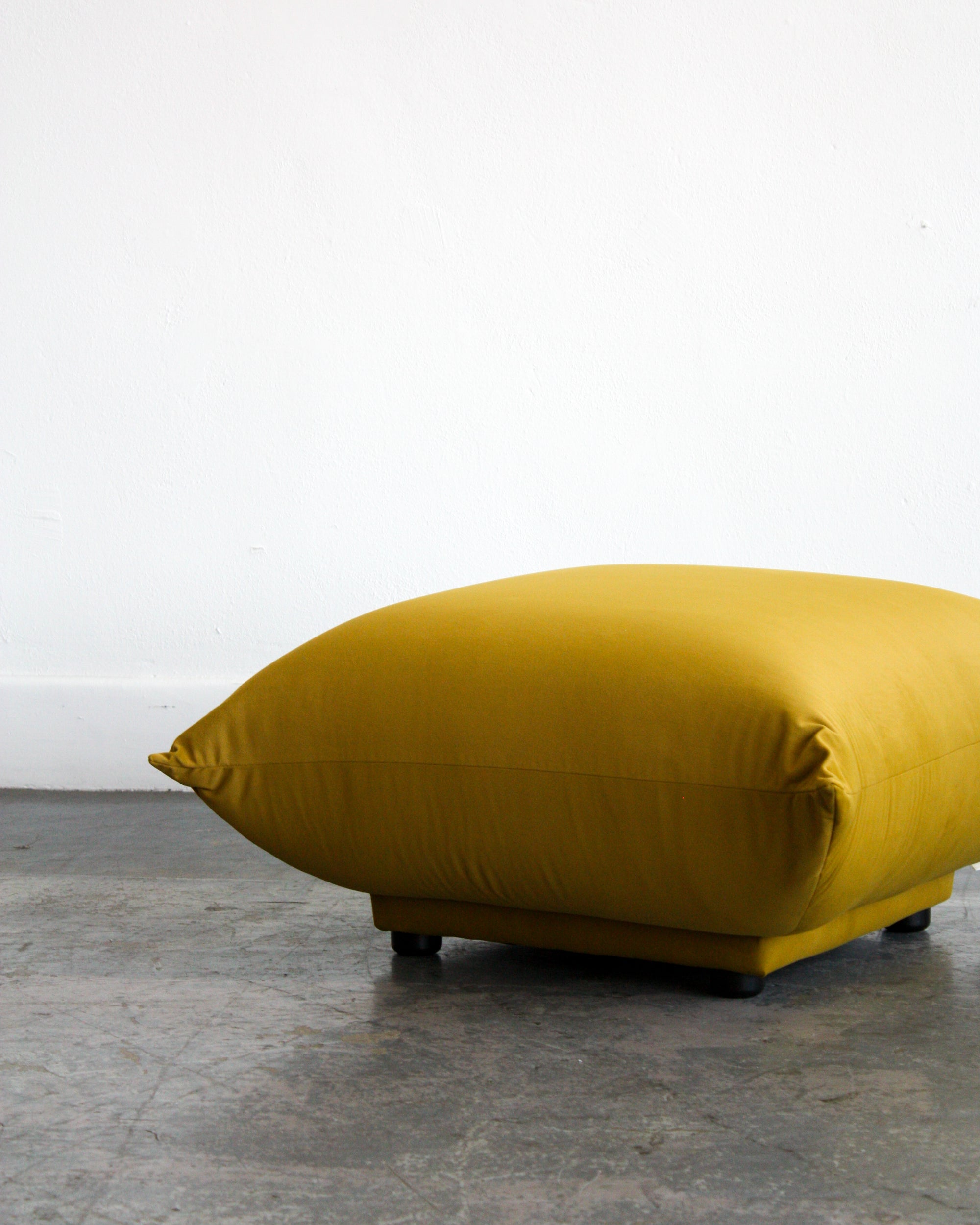 Velvet Marshmallow Ottoman