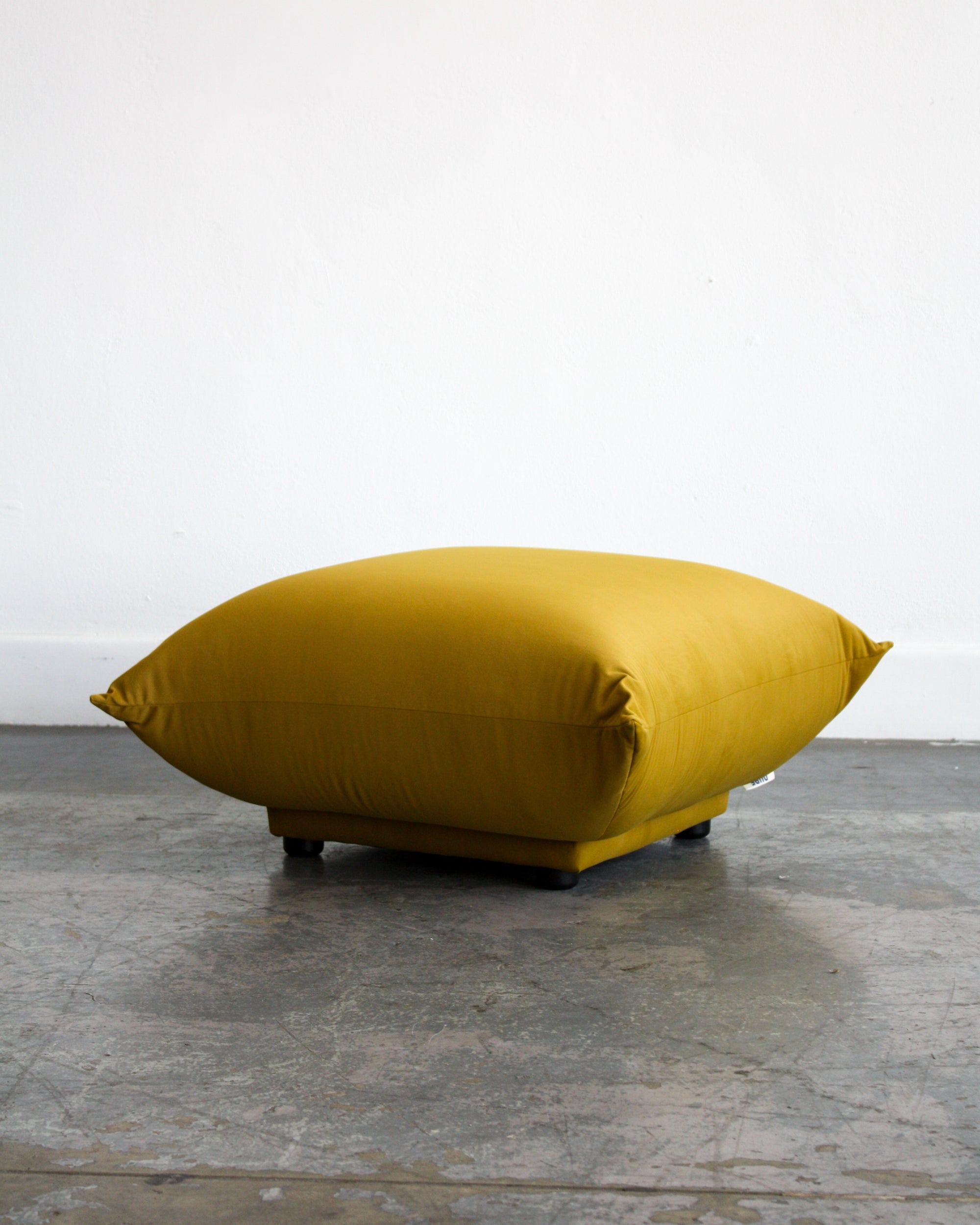 Velvet Marshmallow Ottoman