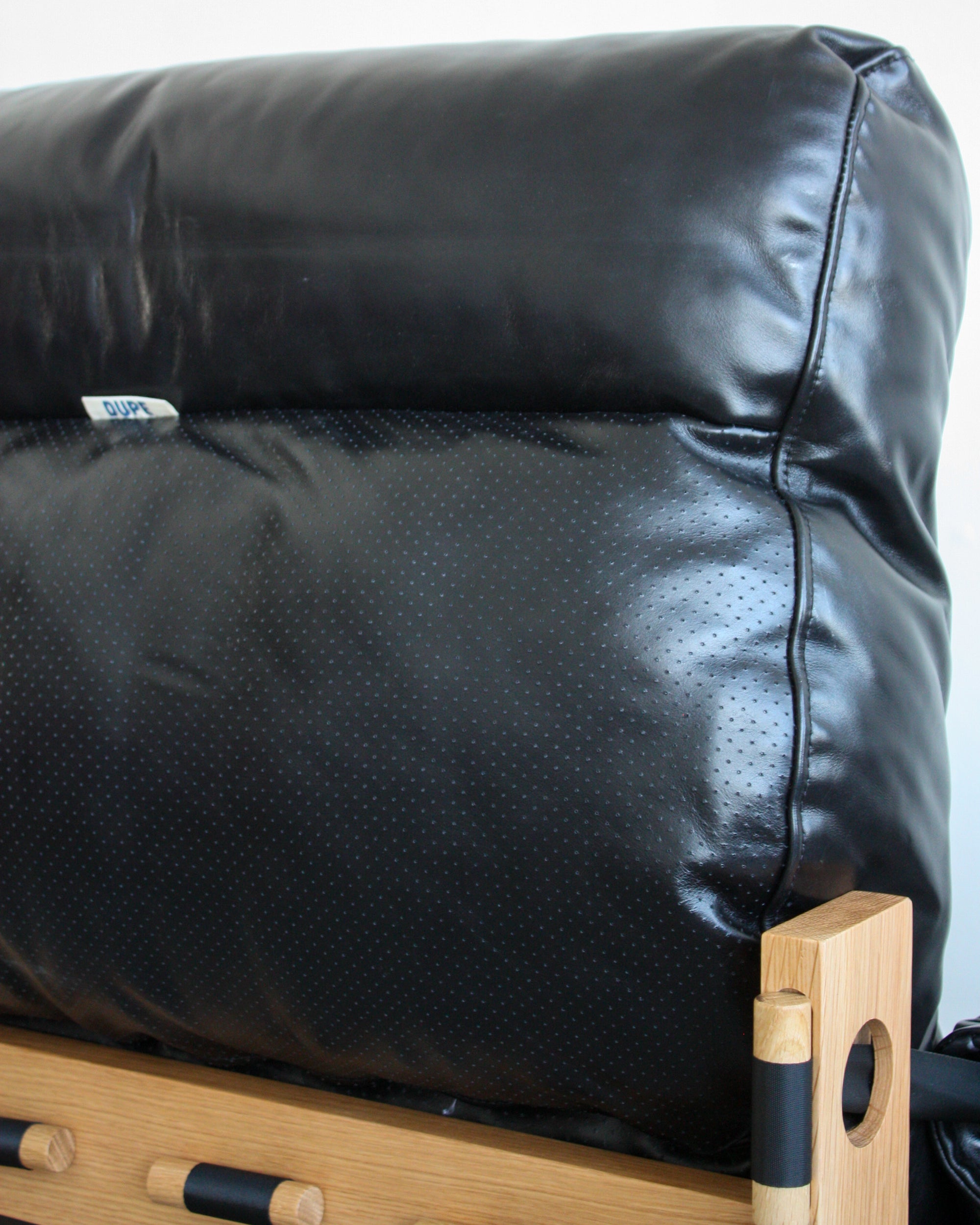 Leather Sling Lounge Chair