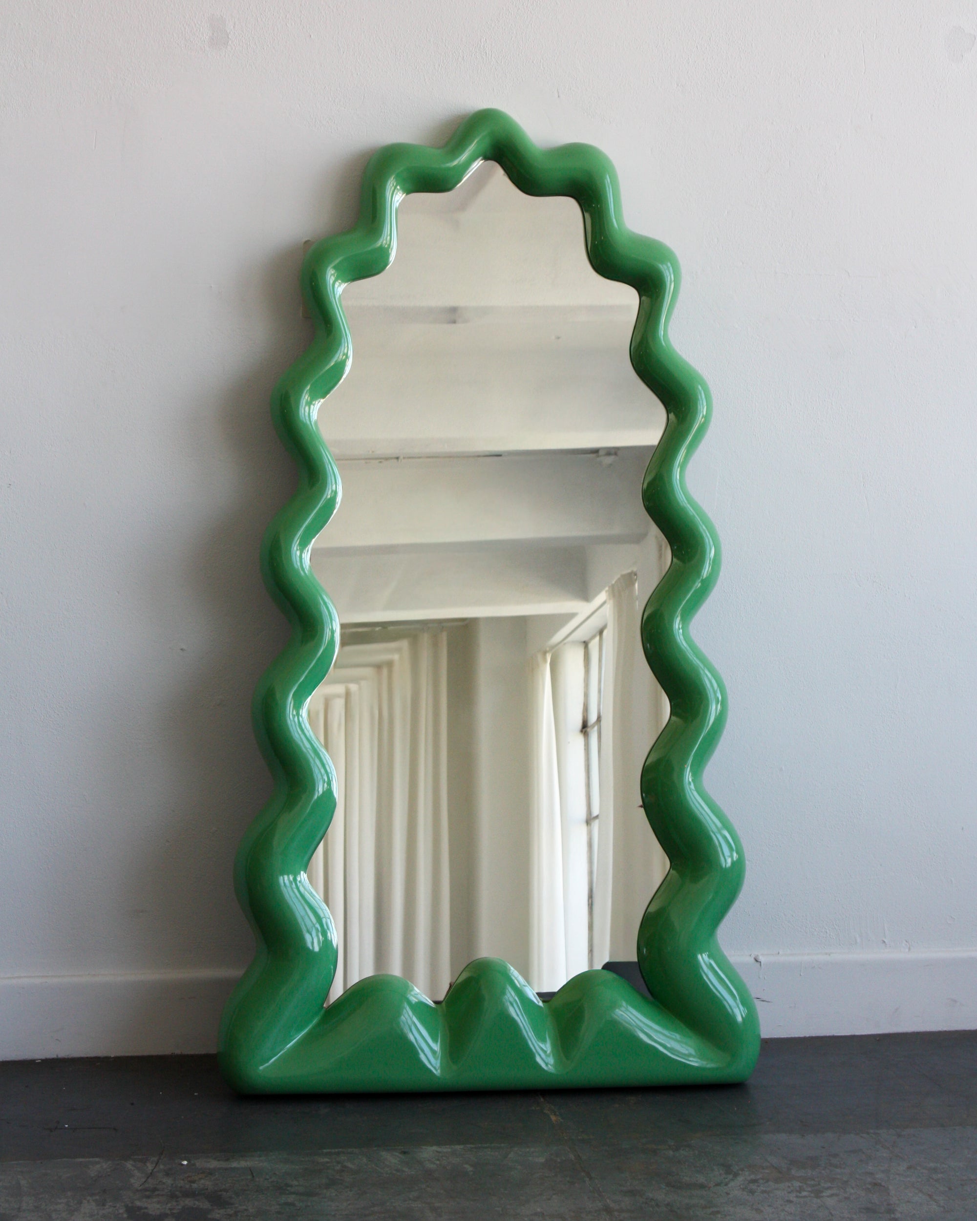 Wavy Floor Mirror