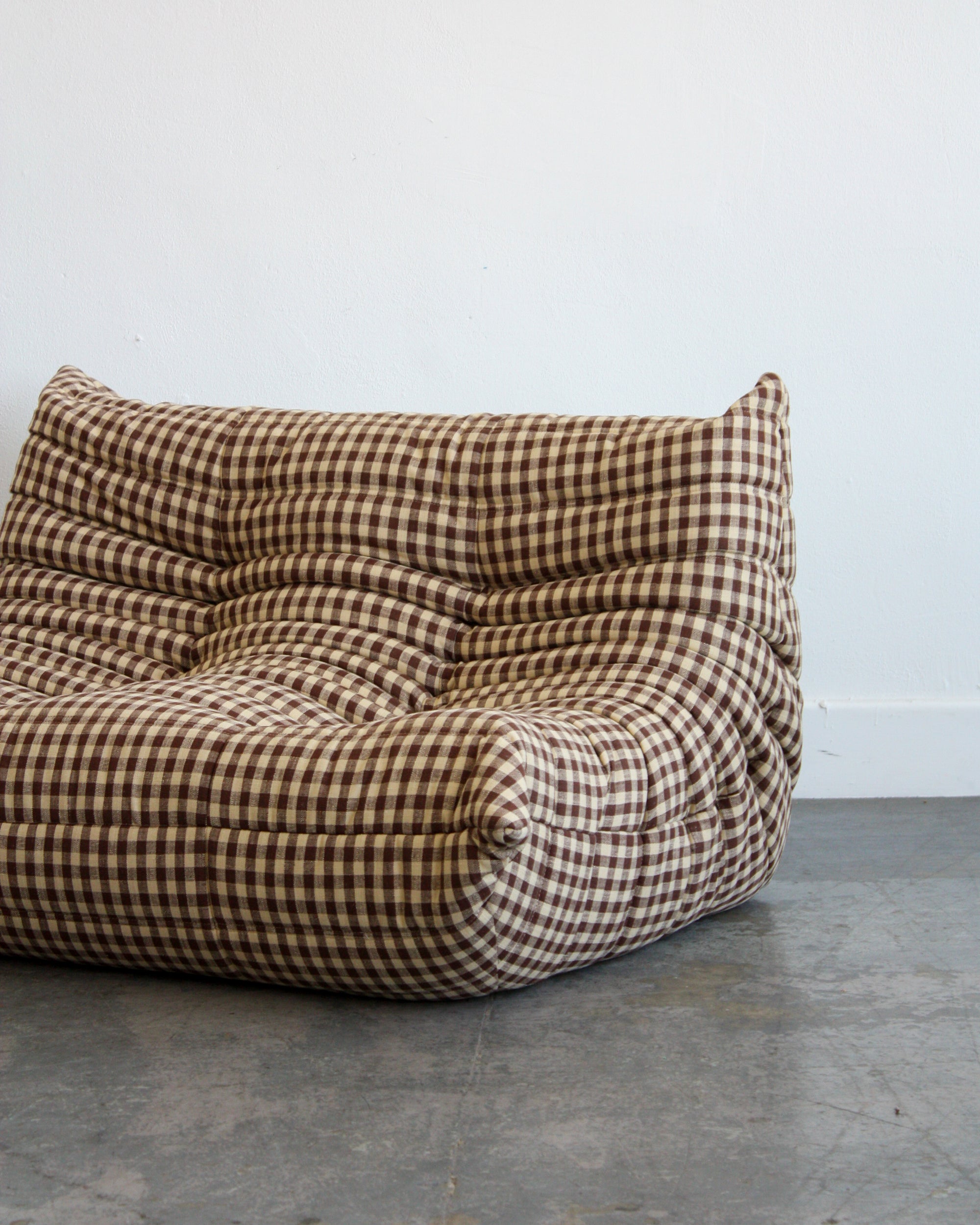 Plaid Linen Rumi Sofa Collection