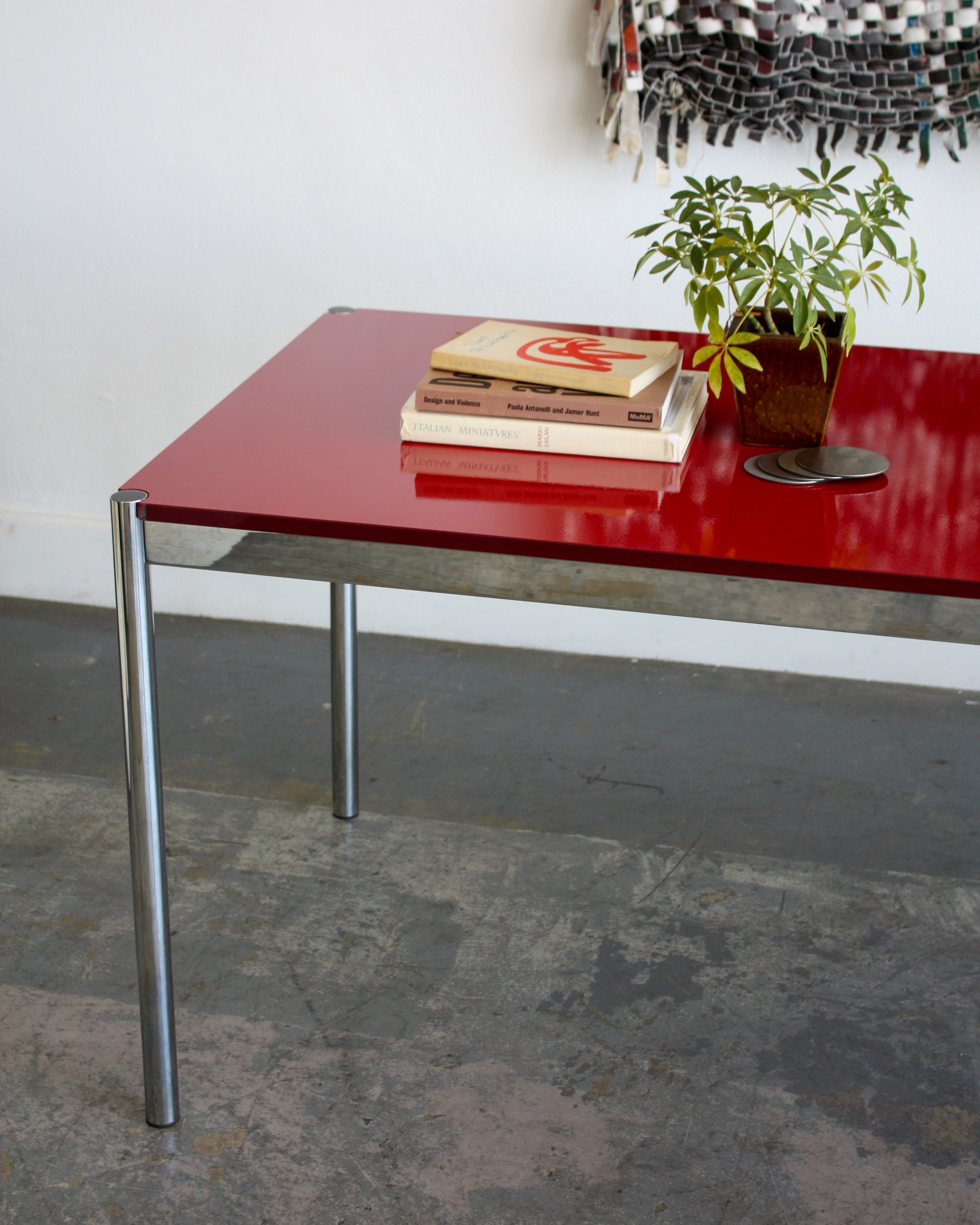 Steel/Glass Dining Table