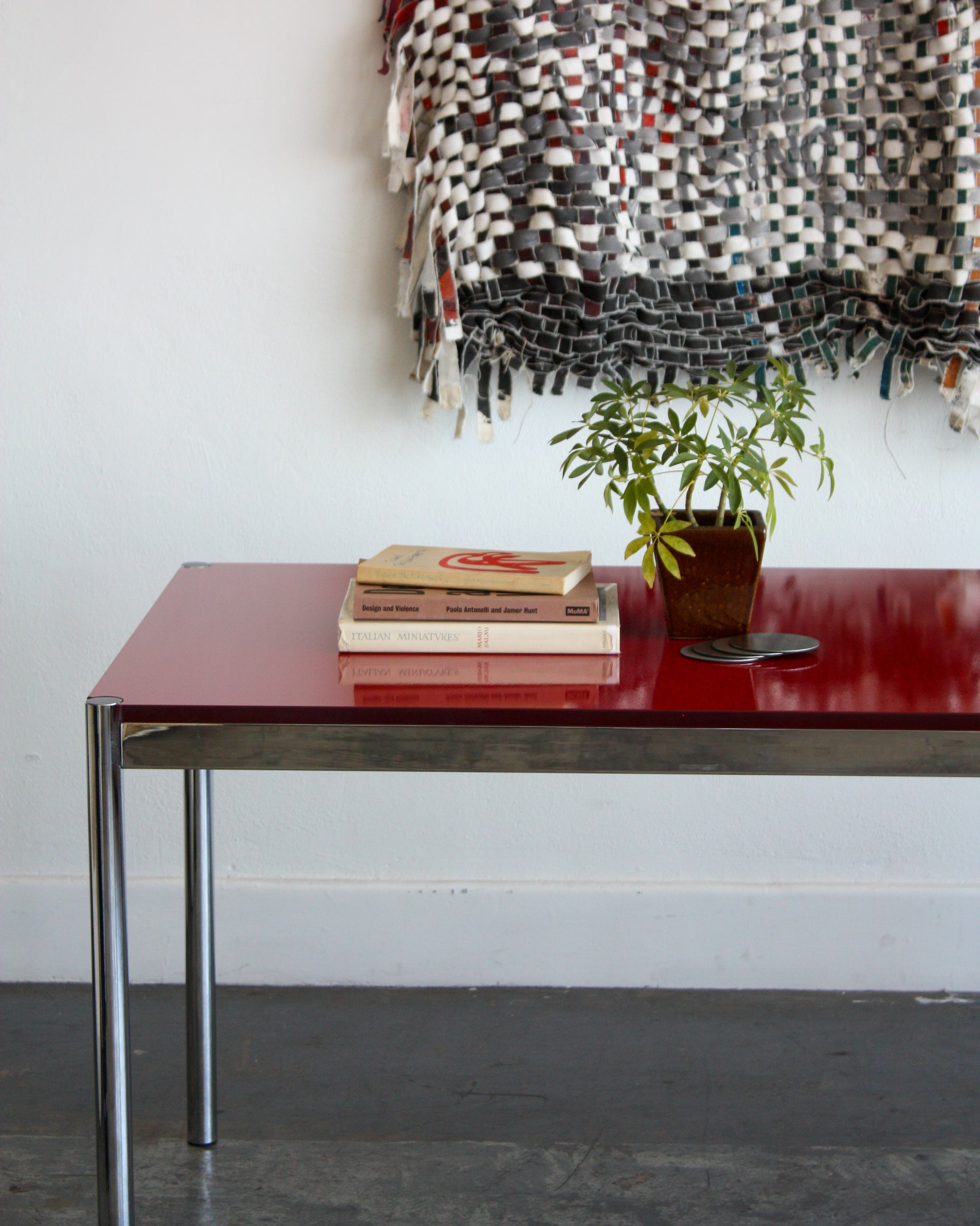 Steel/Glass Dining Table