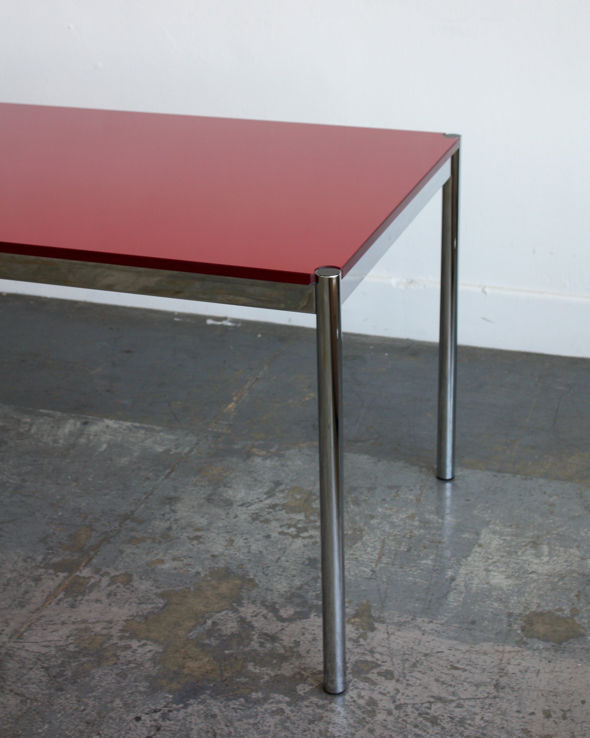 Steel/Glass Dining Table