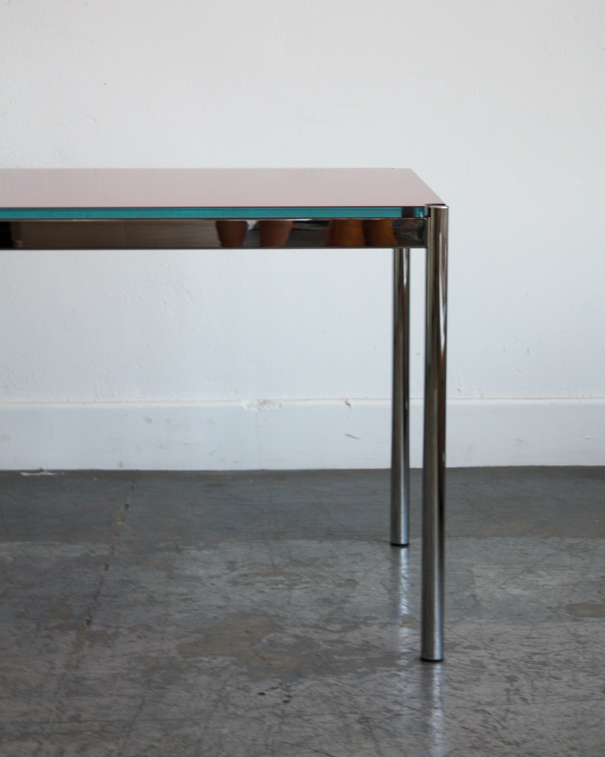 Steel/Glass Dining Table