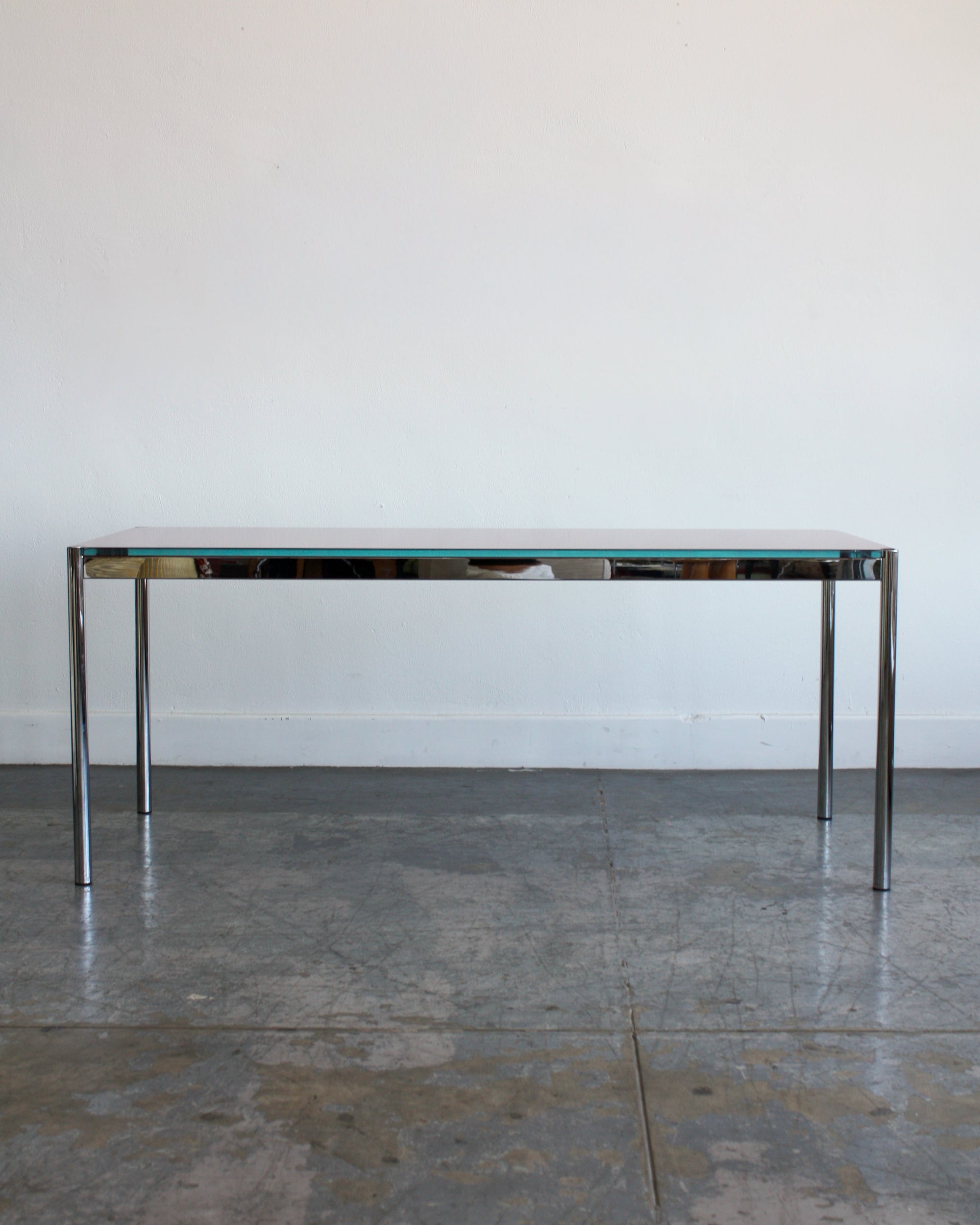 Steel/Glass Dining Table