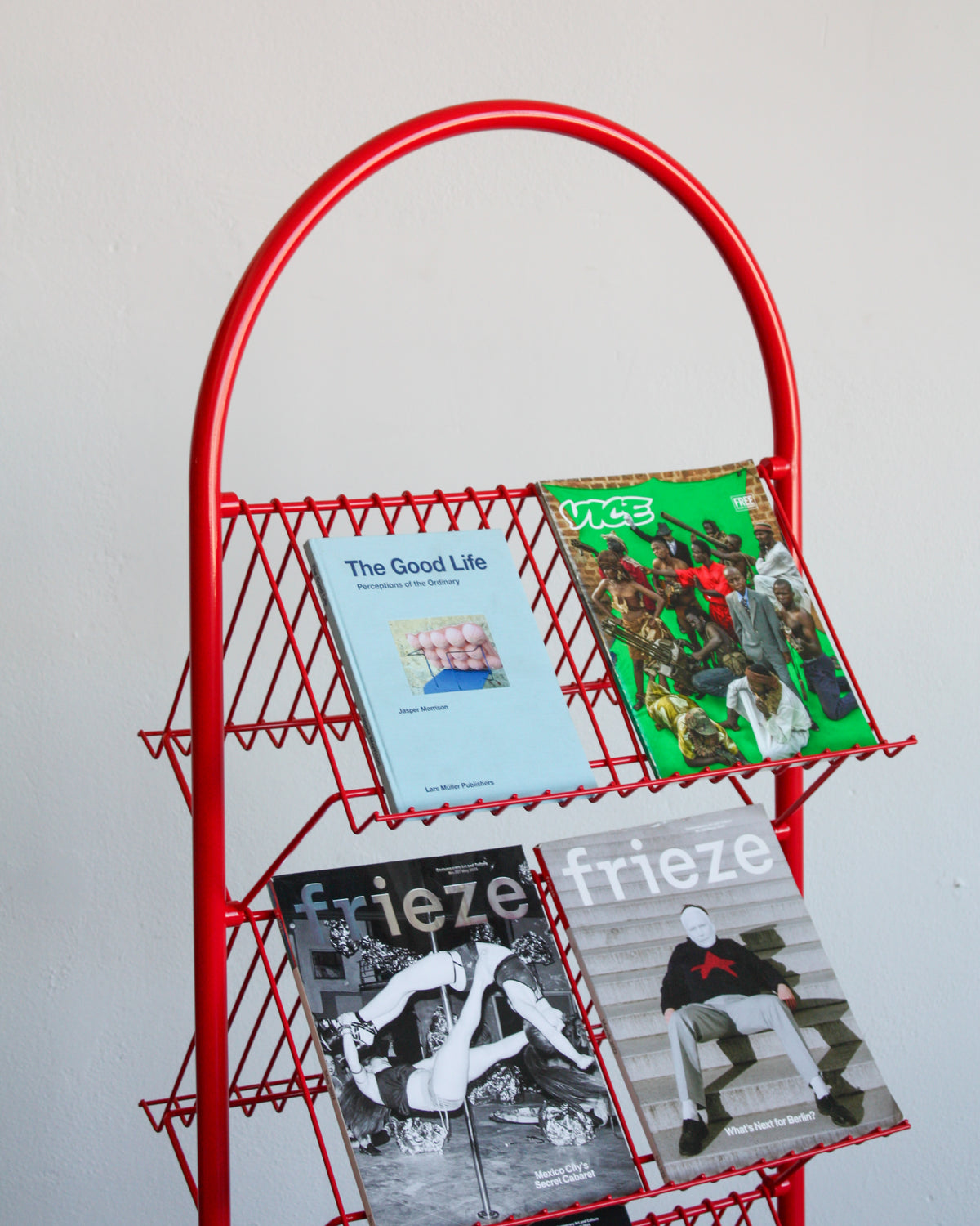 Steel Magazine Rack