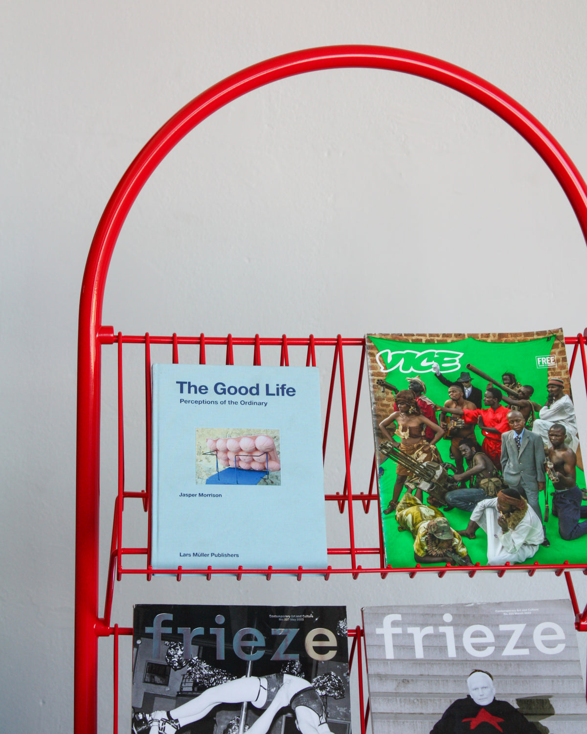 Steel Magazine Rack