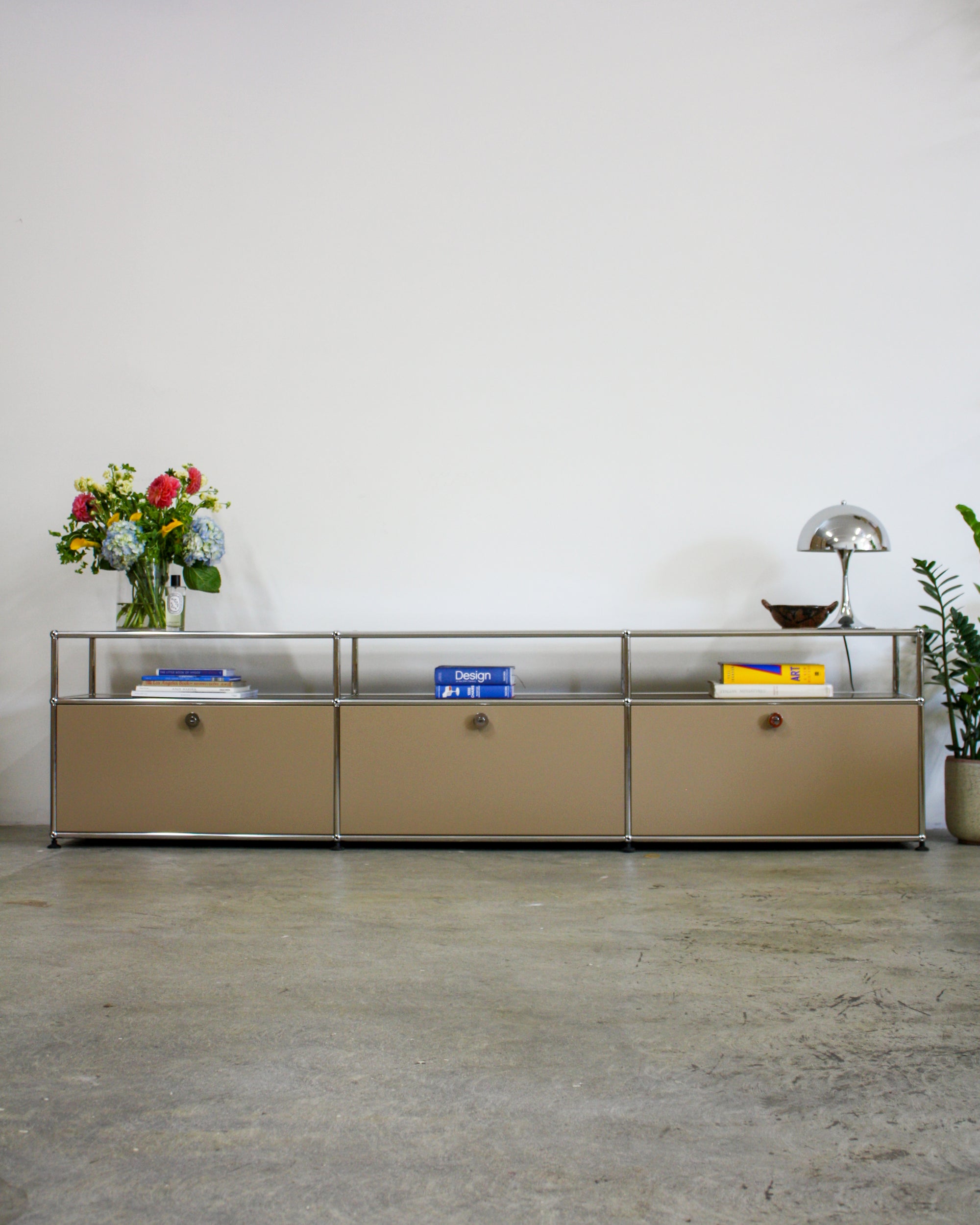 Display Media Console - Stainless Steel