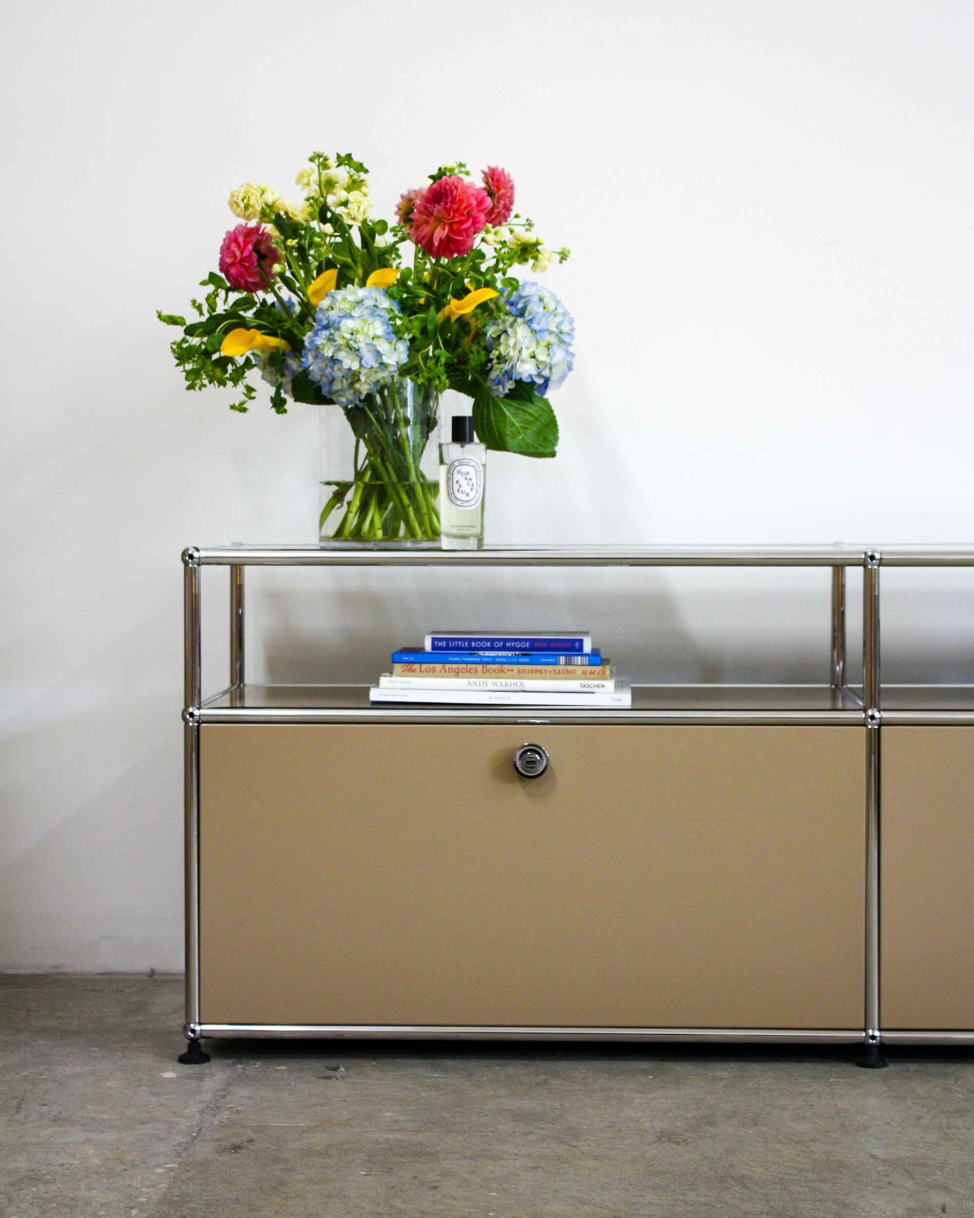 Display Media Console - Stainless Steel