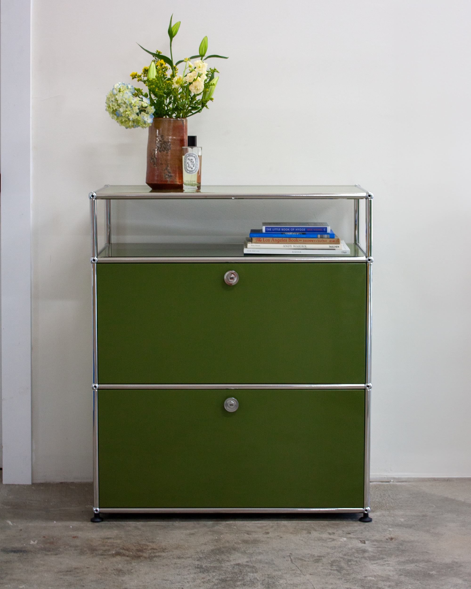 Half Dresser - Stainless Steel