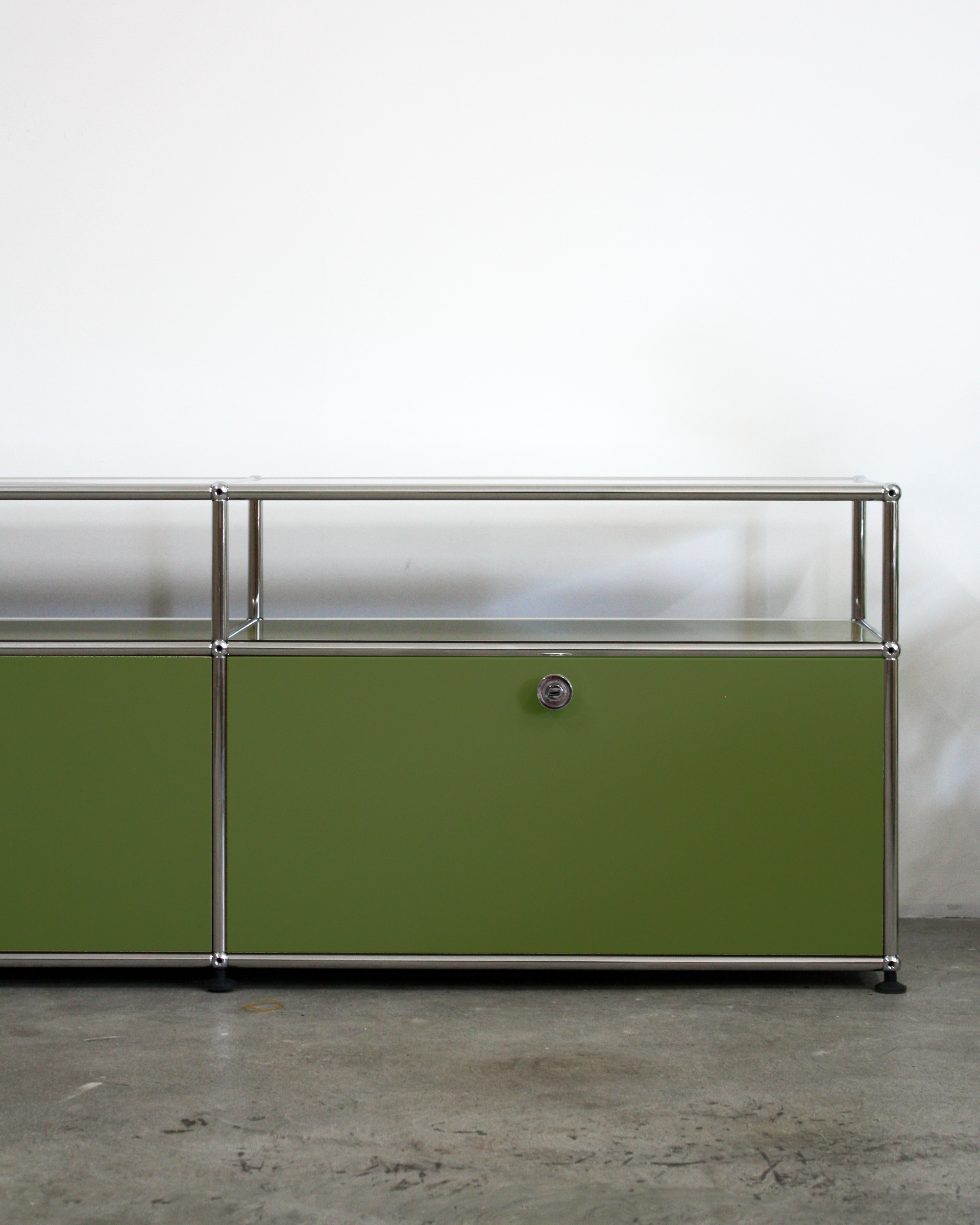 Display Media Console - Stainless Steel