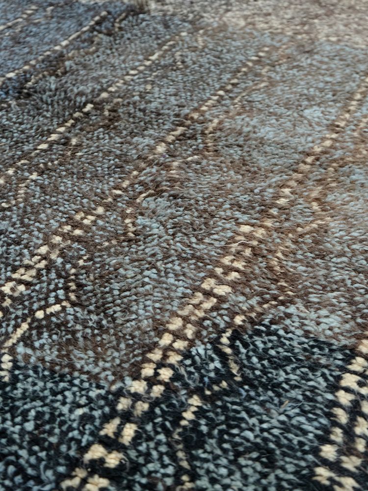 Vintage Atlas Mountain Peaks Rug