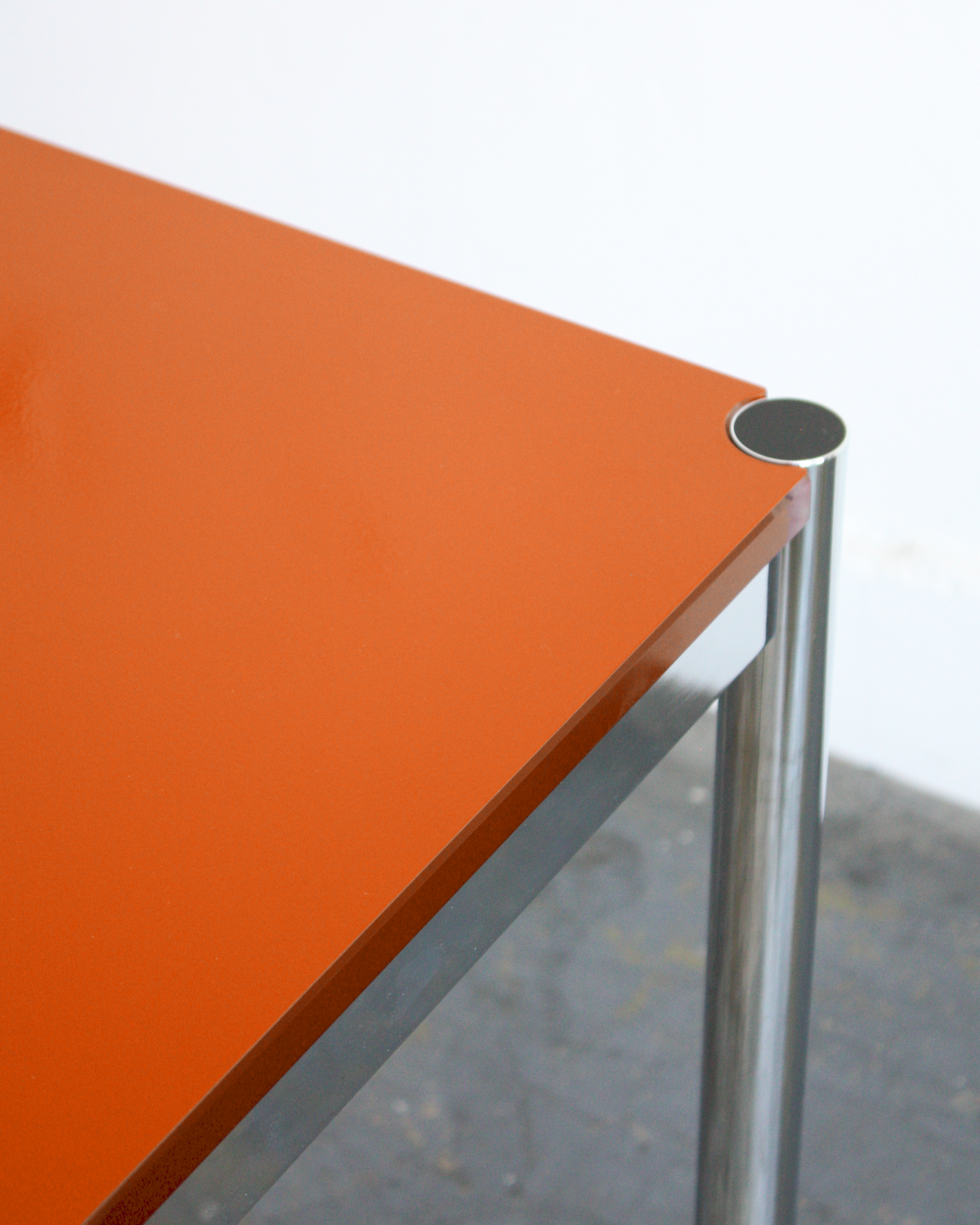 Steel/Glass Dining Table