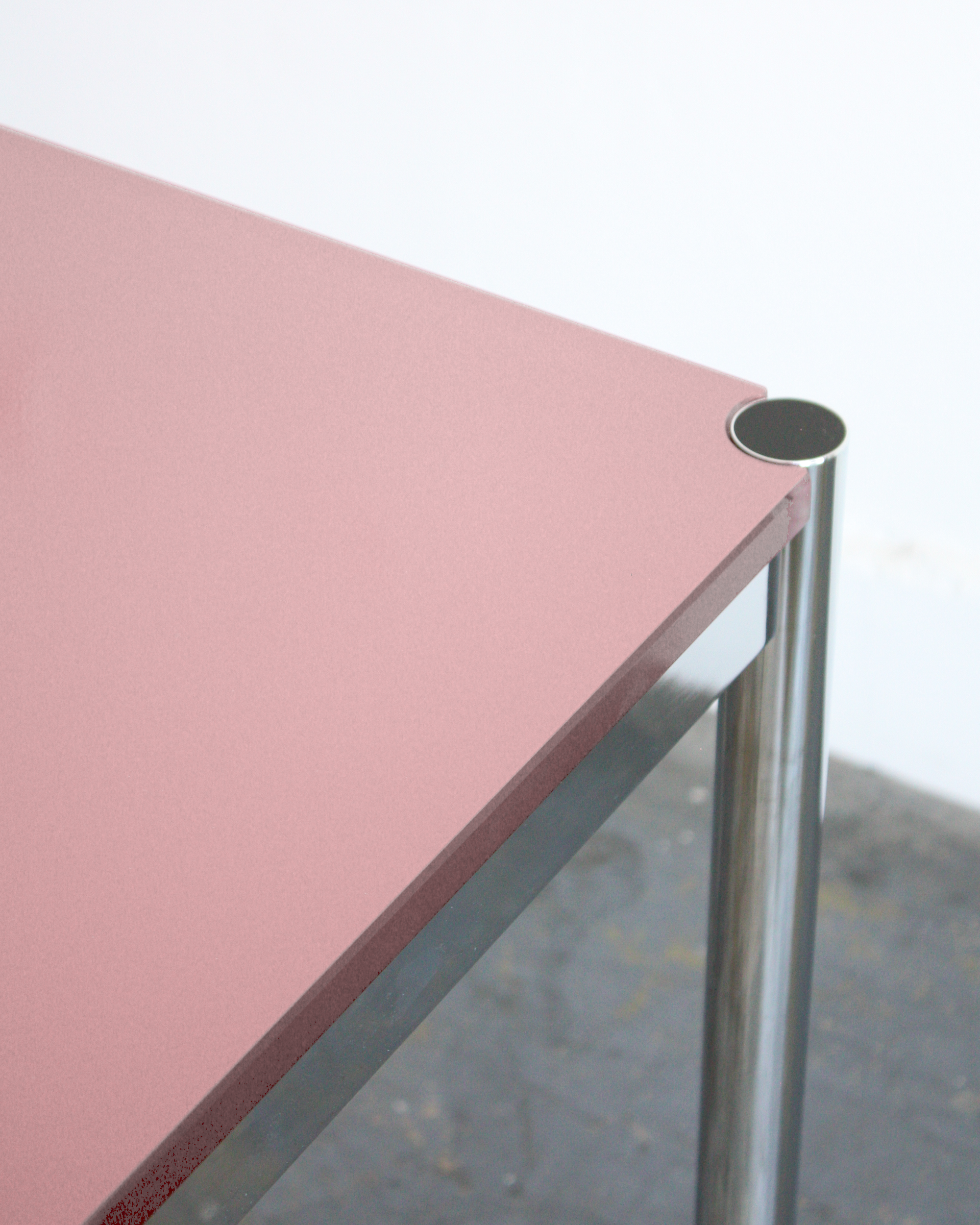 Steel/Glass Dining Table