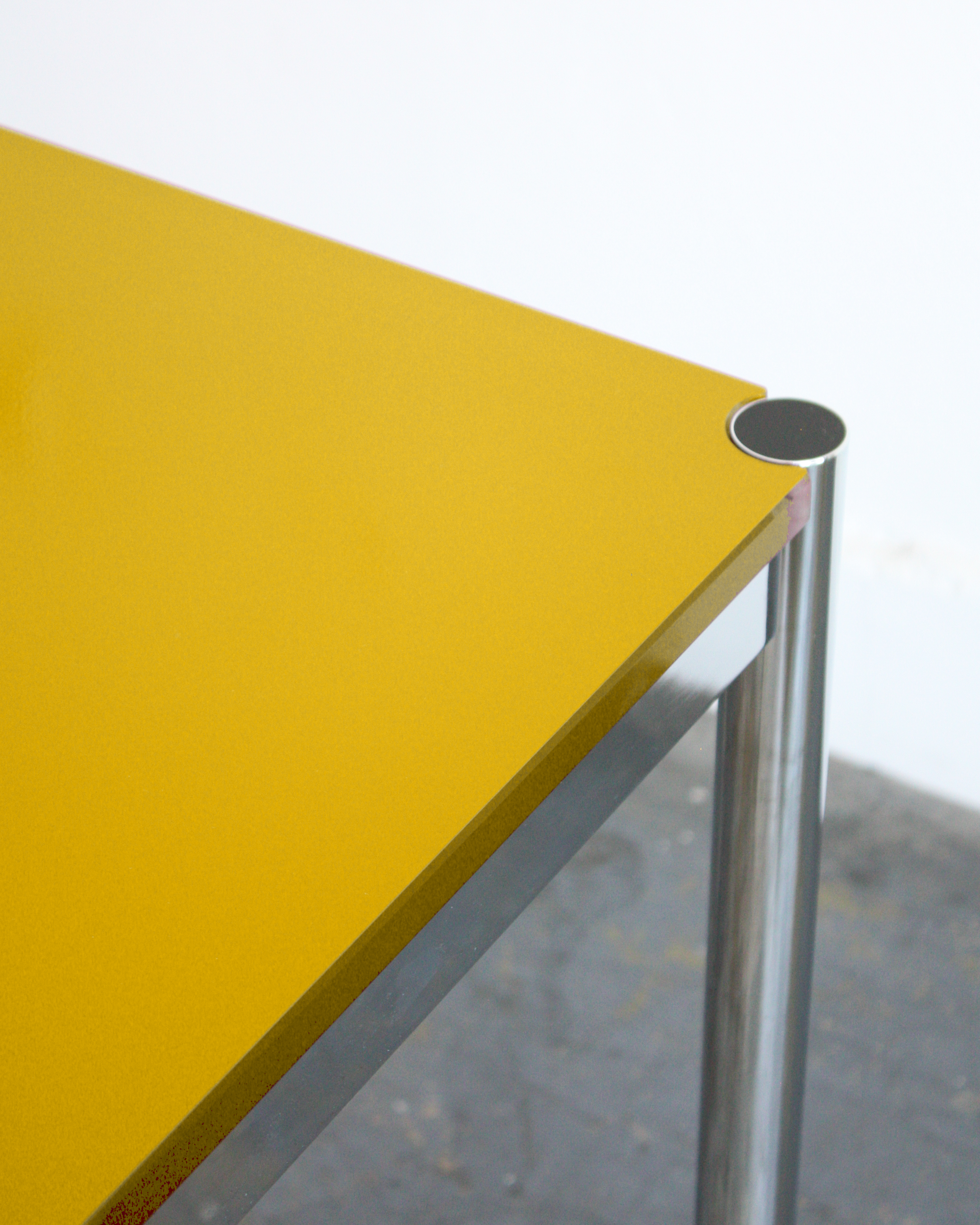Steel/Glass Dining Table